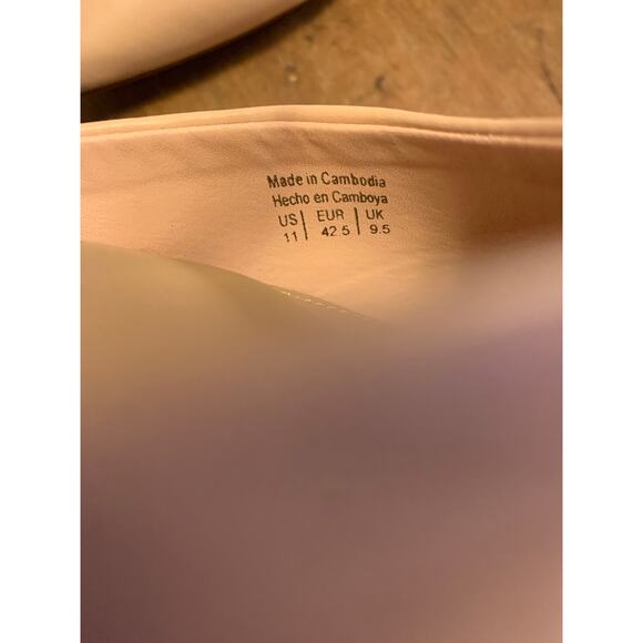 Aldo Collette Pink Faux Leather Pointed Toe Ankle Strap Heels Size 11 NWOT - Picture 9 of 9